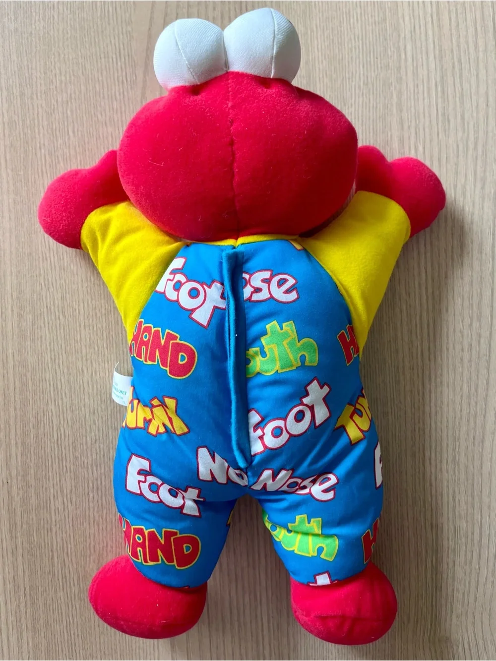 Vintage Tyco Teach Me Elmo Plush 1996 Sesame Street Educational Toy - 13”